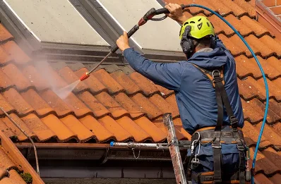 Démoussage et hydrofuge de toiture à Charnay